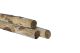 Kastanje - ø100-120 x 3000 mm - geschild - gepunt